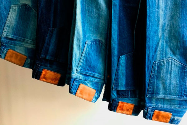 Джинсы из денима Pinto Wash 1970-е